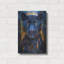 Art mural luxueux «Black Panther In The City» par Momart, 12 po x 16 po