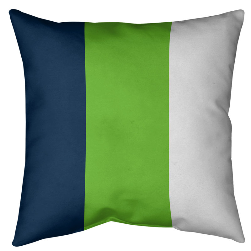 Housse de coussin , 14 po x 14 po, Vert, Simili suède