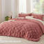 Ensemble d'édredon très grand lit rose grisâtre, ensemble de lit capitonné Boho, literie à carreaux de style Shabby Chic, 3 pièces, 1 édredon géométrique à carreaux et 2 taies décoratives-1960535229-1960535225