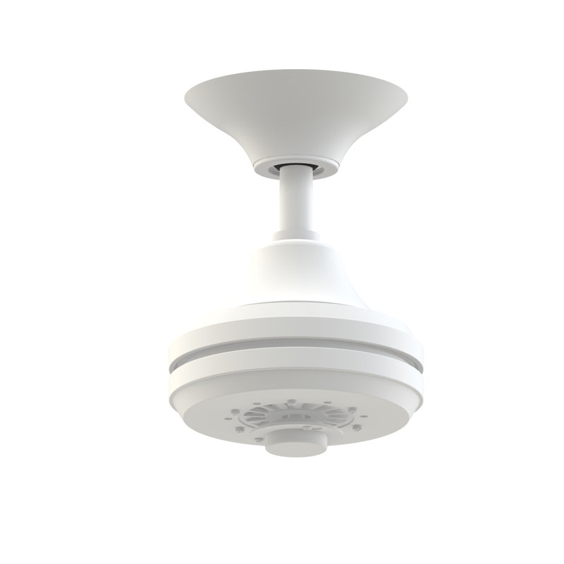 Spitfire Indoor/Outdoor Ceiling Fan AC Motor- Matte White, Matte White