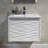 24" Wall Mounted & Floating Single Vanity with Ceramic Sink-175069235