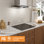 24 po 4 éléments de chauffage Ego certifiés ETL, plaque de cuisson radiante électrique, 240V 6400W, poêle encastré noir
