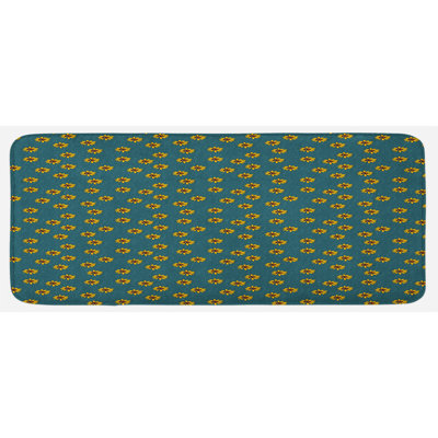 Tapis de cuisine tournesol