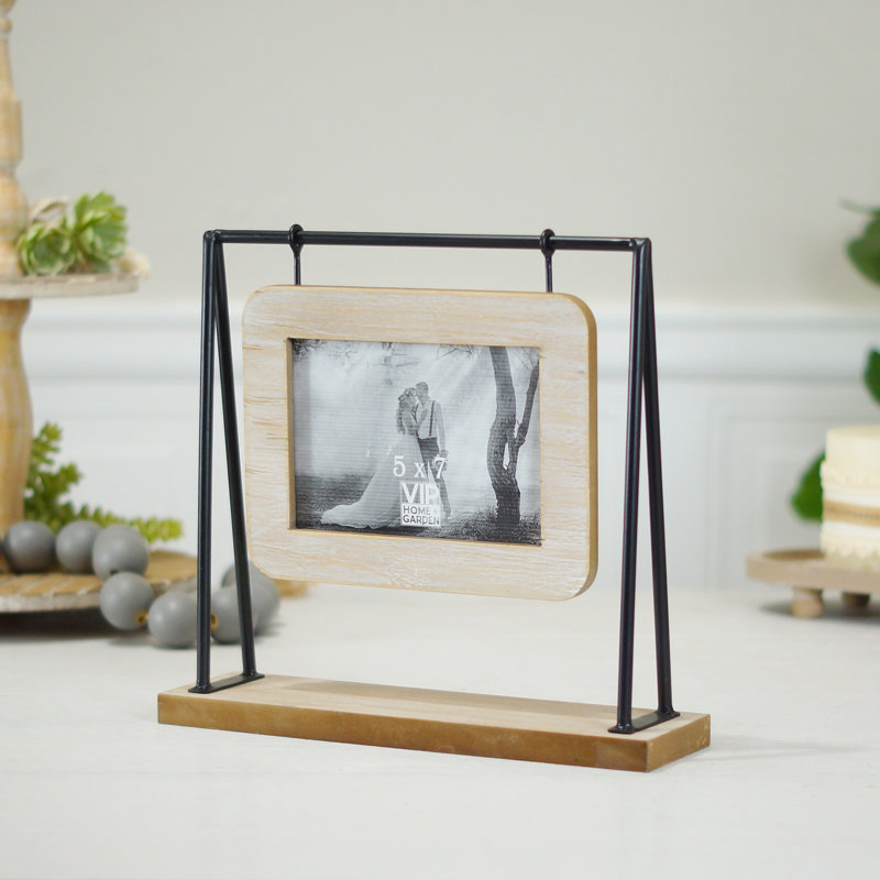 Cadre photo en bois 12,5 po 5x7