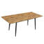 Ensemble de table et de chaises Table rectangulaire extensible de 59 à 75 pouces - une œuvre d'art de la transformation de l'espace.-1885228611