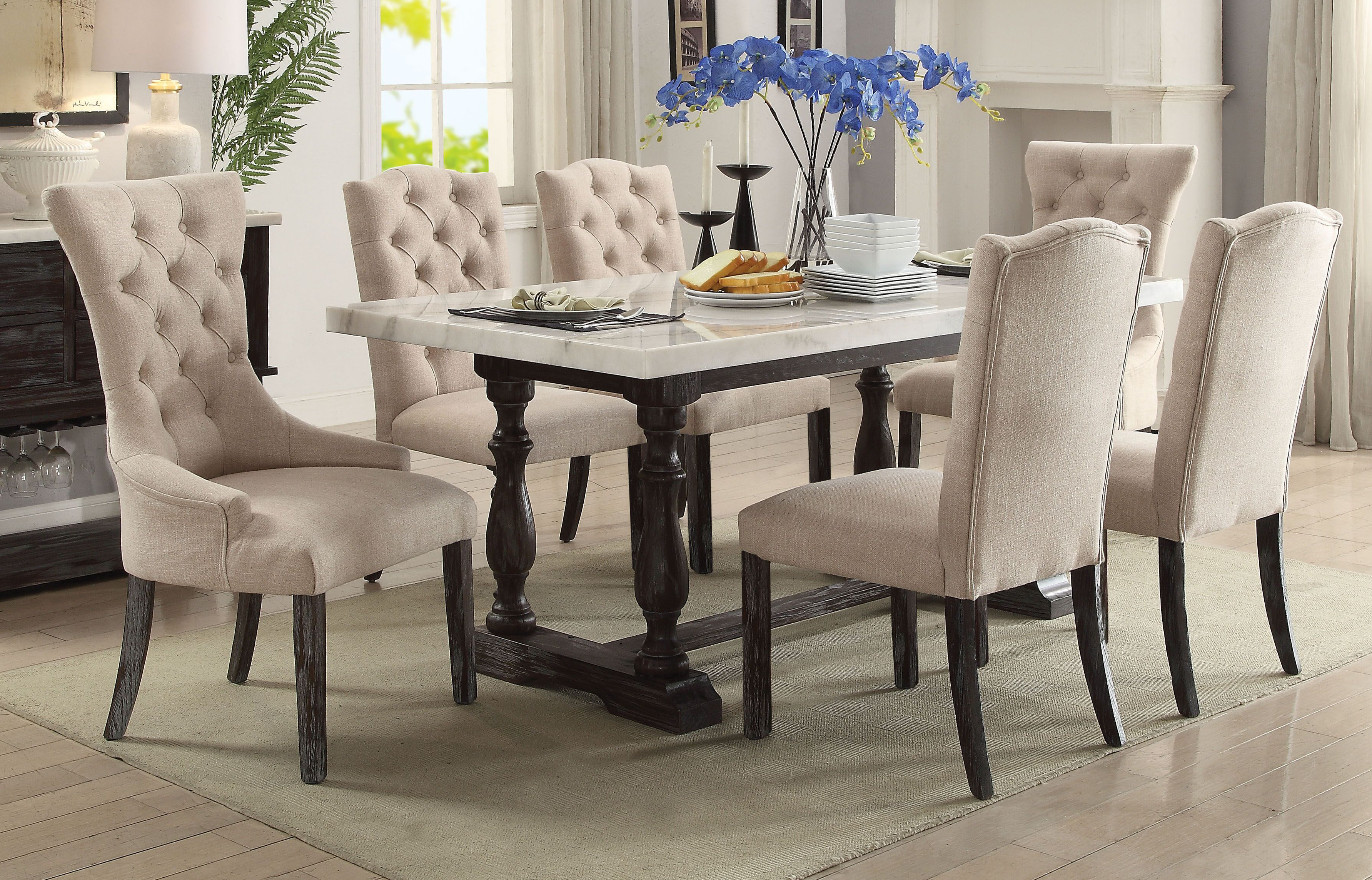 Lark Manor™ Gakona 7 Piece Dining Set & Reviews | Wayfair