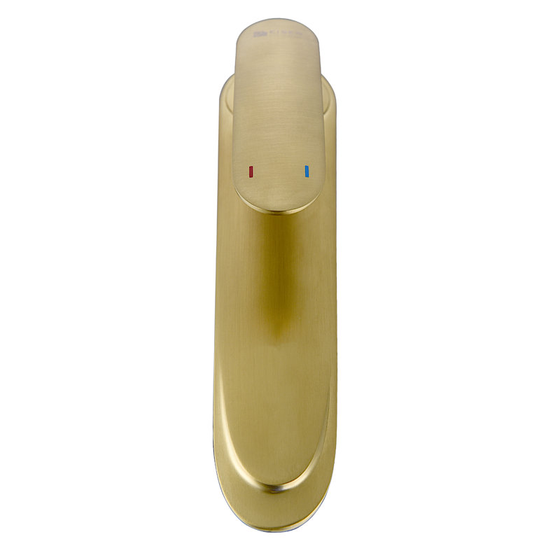 Brianna Single-Hole Single-handle Bathroom Faucet, Brushed Gold