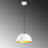 Scandinavian Style Chandelier, 30 x 30 cm (11.8 x 11.8 inches), Height: 43.7 inches | Iron Body, E27 Socket (Max 40W), IP20, Elegant White Finish | Perfect for Living Room, Dining Room & Entryway Decor-1190950355-1190950354