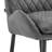 Bronis?aw Modern Black Matte Metal Counter Height Bar Stool with Charcoal Fabric Seat-671999060