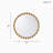 Metal Room Wall Mirror with Beaded Detailing-341646539-341646537