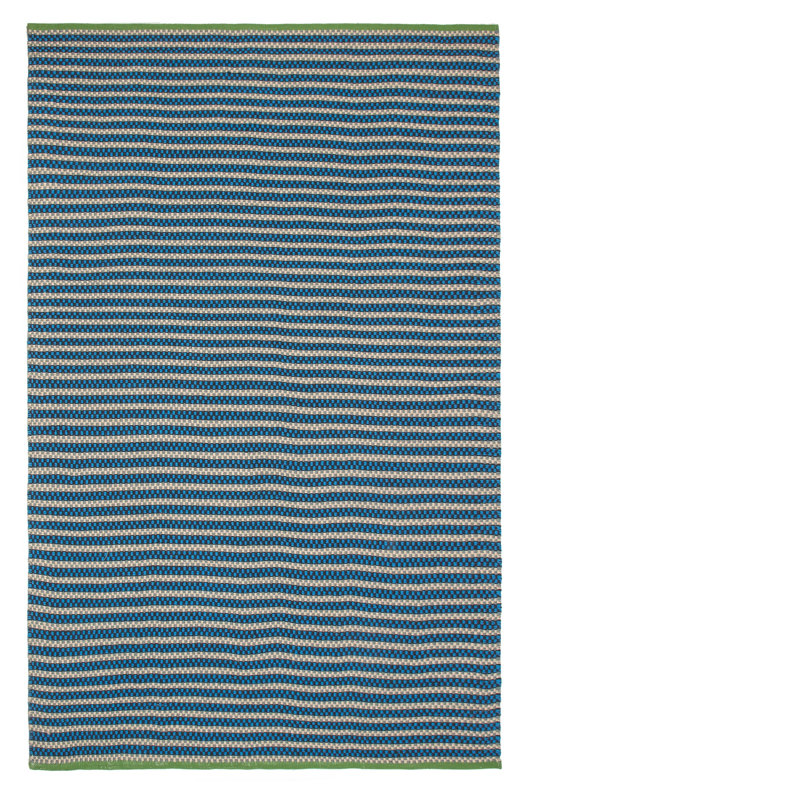 Muara Cobalt Outdoor Rug, Rectangle 3'11" x 5'11"