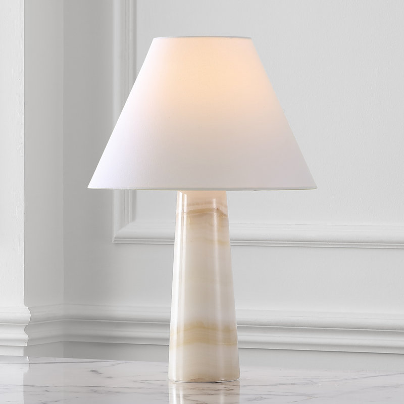Jennarose Jade Stone Table Lamp