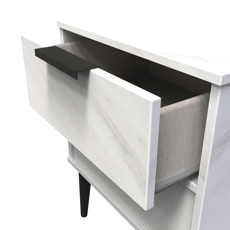 Turah 45cm W Manufactured Wood Bedside Table