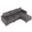 Canapé modulaire modulaire en L avec rangement-335324743