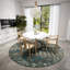 Tapis ikat bleu / brun Ardyth-647971785