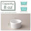 Ensemble de 6 ramequins en porcelaine 6 pièces, plats de cuisson côtelés 8 oz-115682966