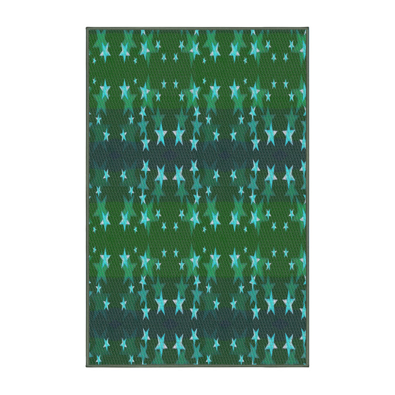 Reimers Non disponible vert Tapis décoratif, Rectangle 2 pi x 5 pi