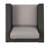 SANTA ROSA CLUB CHAIR KD (GRY +ALU)-1528822584