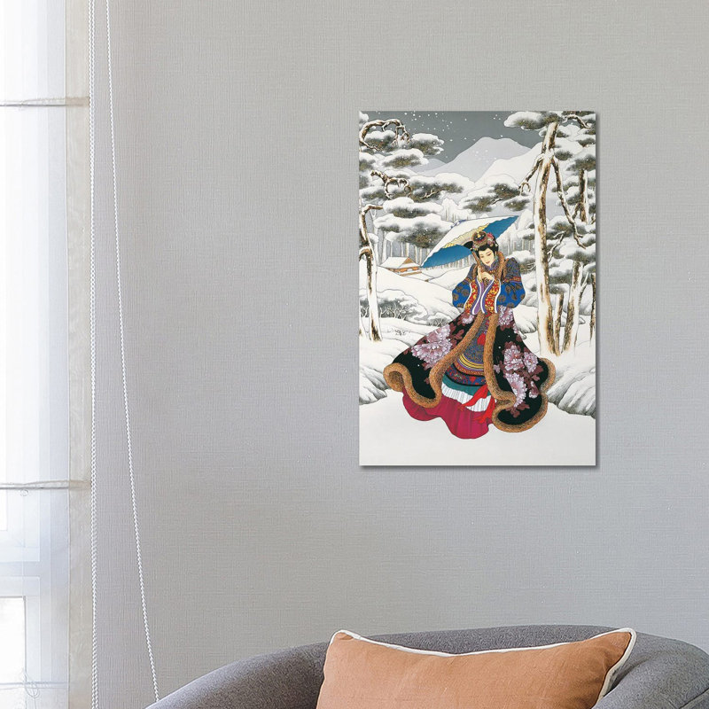 Winter Reverie - Painting on Canvas, 66.04 cm H x 45.72 cm W x 1.91 cm D, Wrapped Canvas