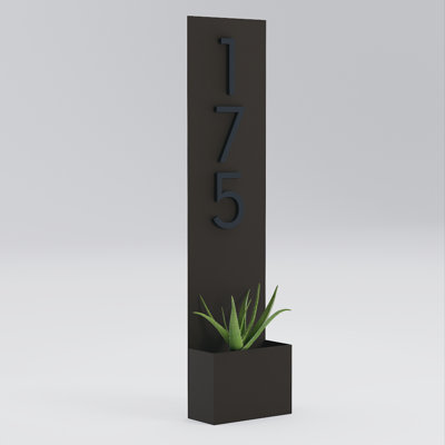 Standing Tall Wall Address Plaque
