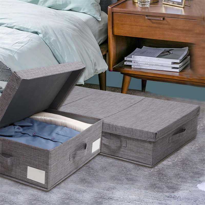 Brayden Studio Fabric Underbed Storage