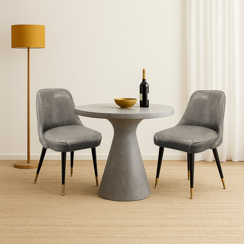 Fauteuil club capitonné extérieur, Gris