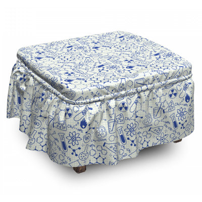 Box Cushion Ottoman Slipcover