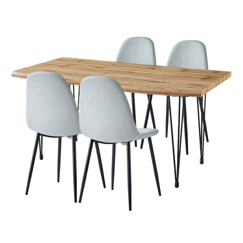 Mose 4 - Person Dining Set, 76cm H x 180cm L x 90cm W