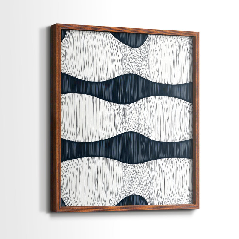 "ABSTRACT Series DCCVII" par J Paul, Noyer, H 21 po x l 17 po
