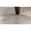 Fauteuil moderne minimaliste en lin, pieds en bois massif-585412016