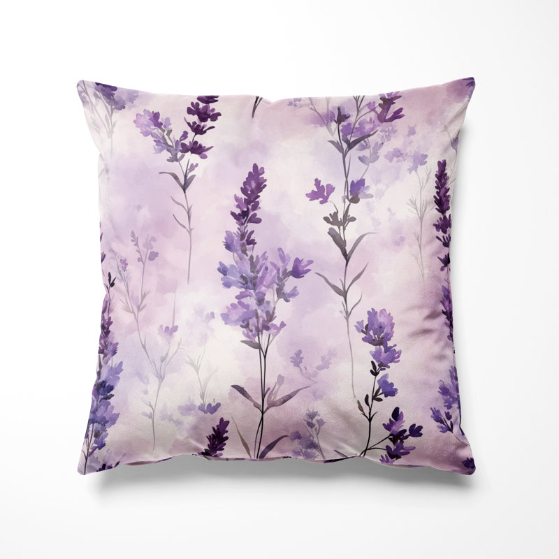 Coussin Floral, H 16 po x l 16 po