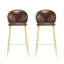 Tabouret de bar en similicuir Kira