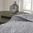 Reversible Grey Bedding Sets, Cotton Material, Oversized & Cottage-inspired, Queen Size