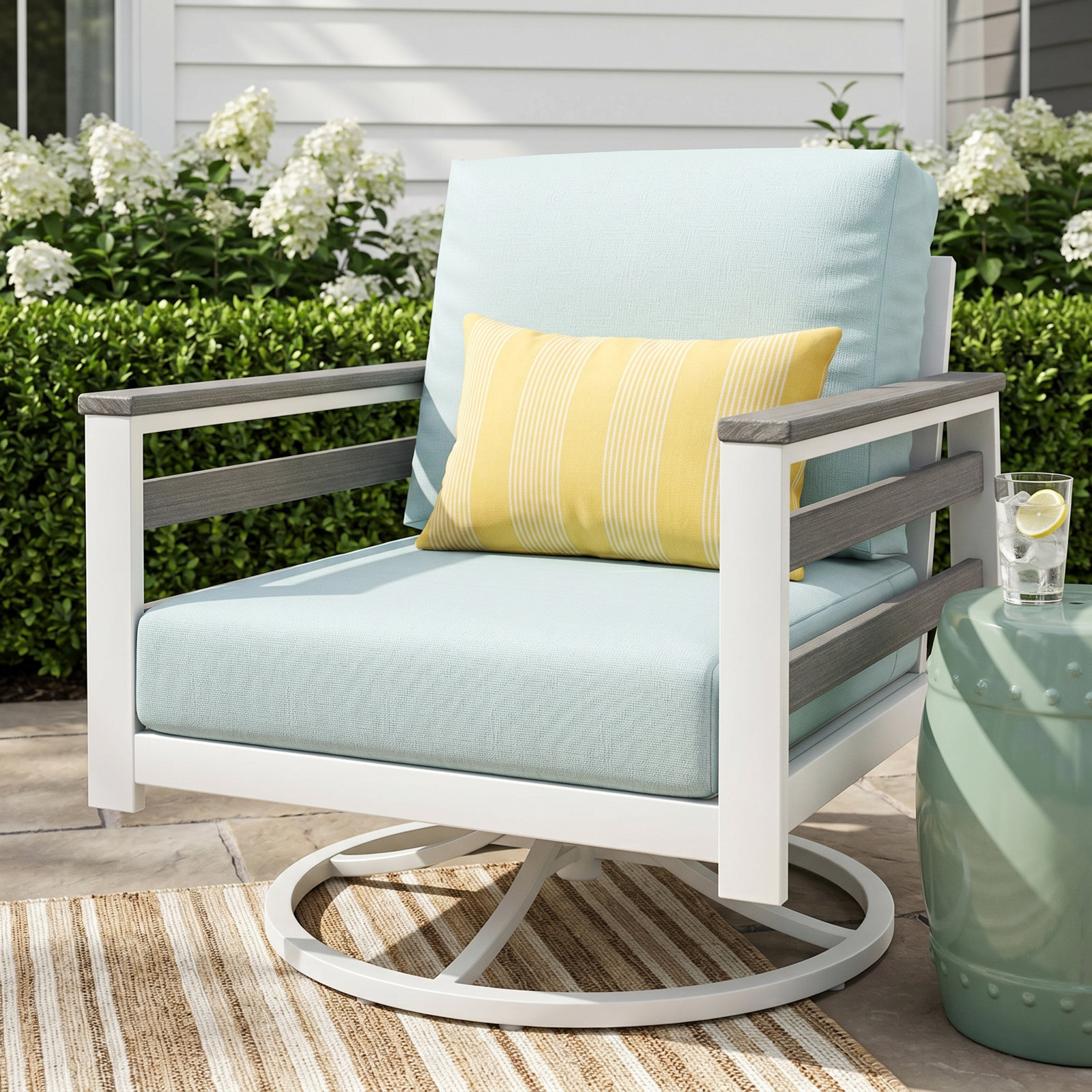 Townsend Sunbrella® Patio Lounge Chair, Relate Harbor