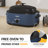 Electric Roaster Oven With Removable Pan, 3 Compartments