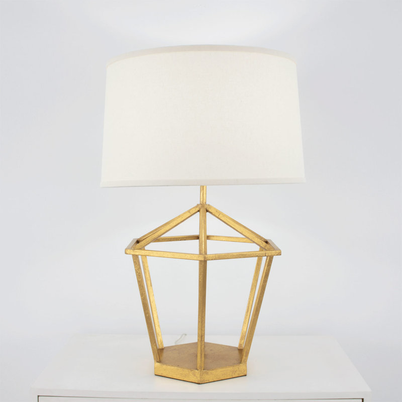 Sammy Table Lamp, Gold Leaf