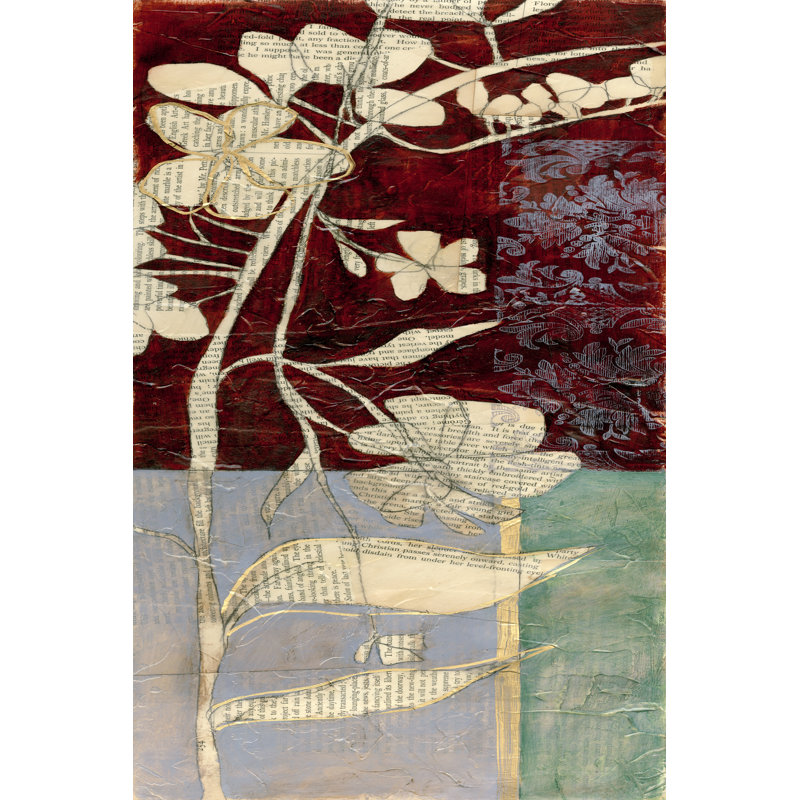 Garden Whimsy VI by Jennifer Goldberger - Wrapped Canvas Print, 46cm H x 30cm W x 3.8cm D
