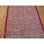 Rare paire de tapis de couloir crocheté crocheté