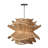 1-Light Pendant Lights Brown Flower Rattan-516843057