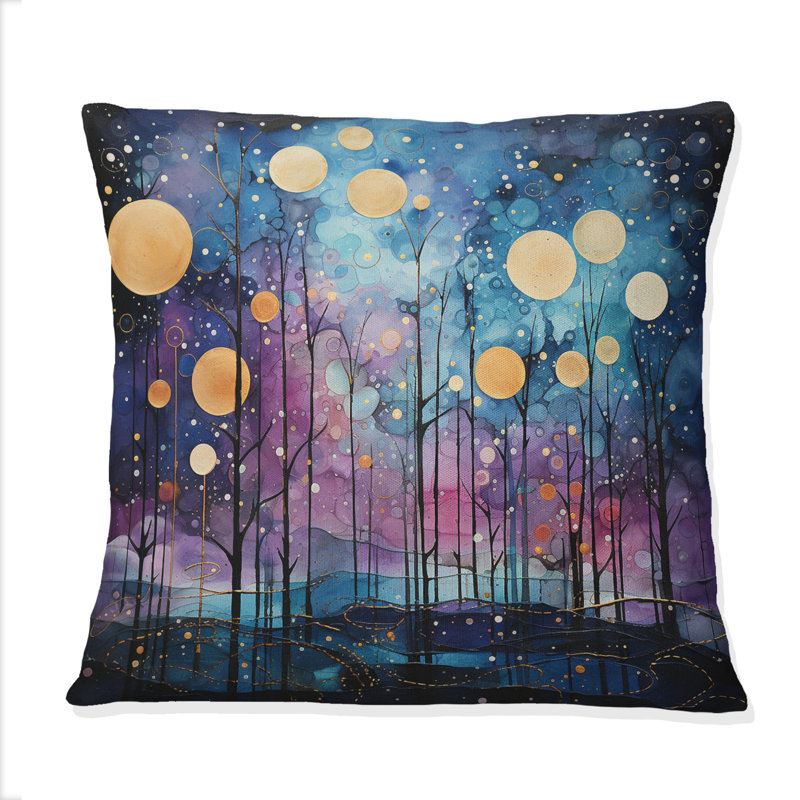 Coussin Celestial Serenade I - Abstract Collages