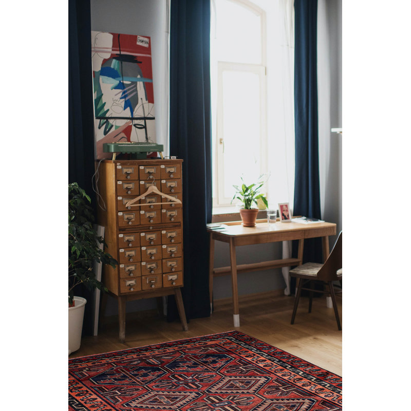 Tapis rouge Melis 5 pi 3 po x 6 pi 4 po