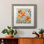 «Pumpkin Patch Grateful» - peinture encadrée