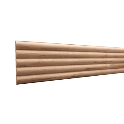 5'' H x 96'' W x 0.43'' D Wood Accent Moulding