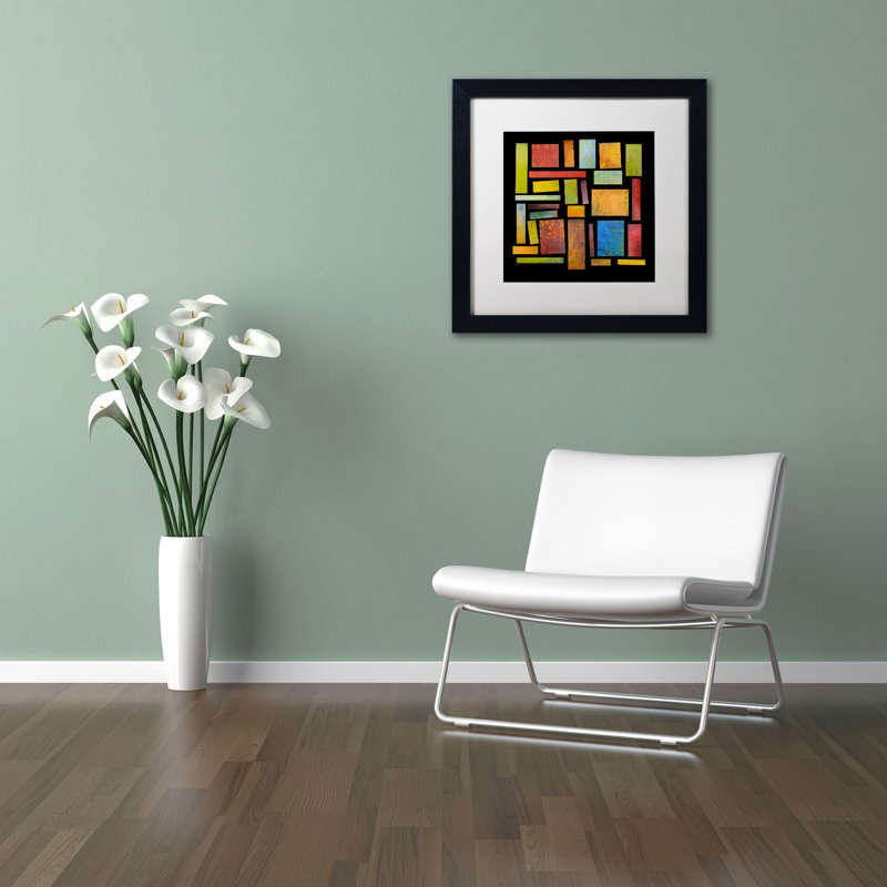 Colley «Building Blocks Three» par Michelle Calkins, impression encadrée, H 11 po x l 11 po