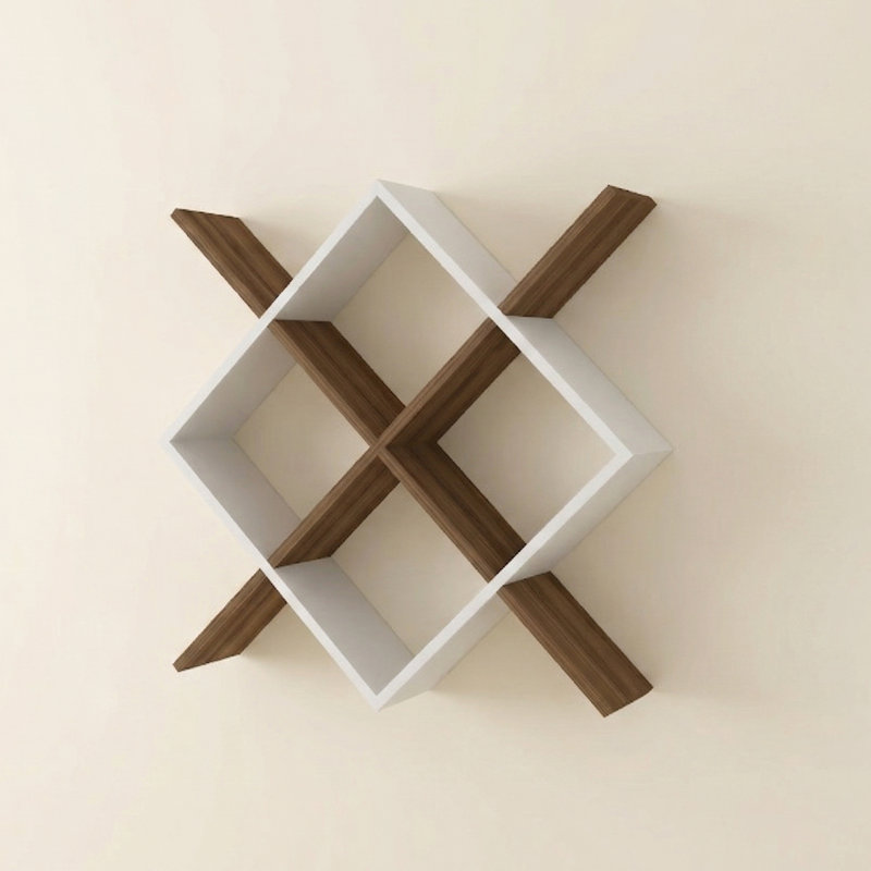 Elara Geometric Floating Shelf