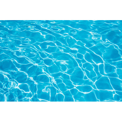 Blue Ripped Water by Yotsaran - Wrapped Canvas Print