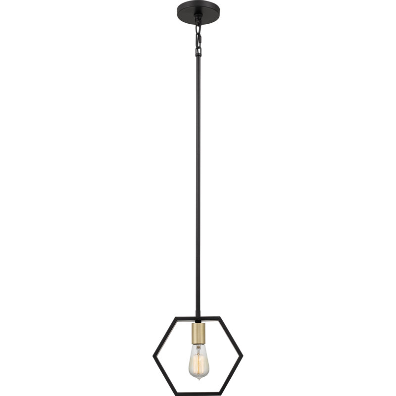 Luminaire suspendu géométrique à 1 lumière Diara