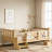 Twin Size Solid Wood Kids Floor Bed With Storage Bookcases, Cute Stairs & Guardrails, No Box Spring Needed (Light Natural)-1405660837-1405660839