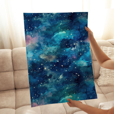 «Landscape and Nature Starry Night», impression d'art moderne sans cadre