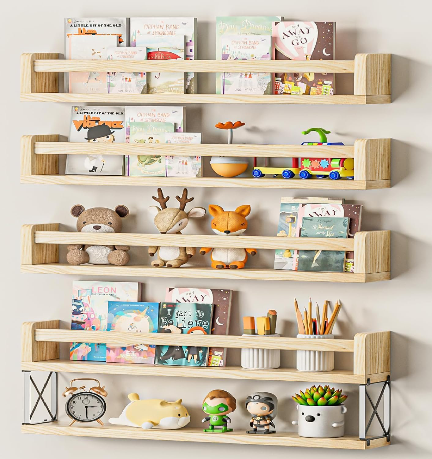 Shelf With Hooks WEBI Coat Rack Wall Mount With Shelf,35